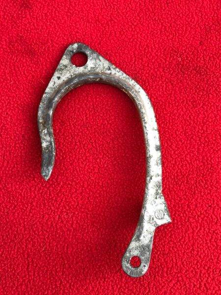 German Signal's Antenna Hook used on communication cables,semi relic condition dated 1940 found many years ago in the Calais area from battle of France May-June 1940 or on the Atlantic wall defence