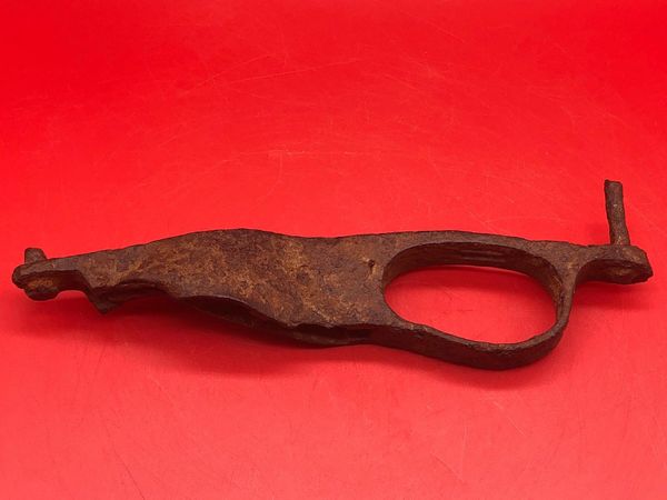 Russian soldiers Mosin Nagant rifle trigger guard recovered from Sevastopol the battlefield of 1941-1942 in the Crimea