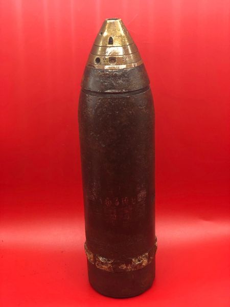 Pair of WW1 British Brass Artillery Shells Dated 1915 at 1stDibs  brass  bombshell, brass artillery shell case for sale, ww1 artillery shells