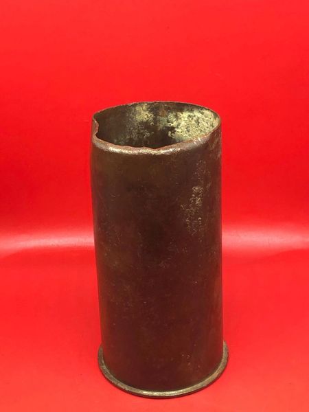 Russian 76mm M1943 Regimental gun brass shell case dated 1939 for anti-armour heat round in nice condition recovered near the village of Plota,south Prokhorovka where the main tank battle was on the 12th July 1943,Russia