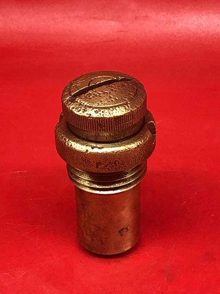 Very rare GR Z c/80 first pattern German percussion fuse only used in 1914-1915 fantastic condition all original colour recovered from battlefield of 1914-1915, siege of Przemyśl the longest siege in World War 1