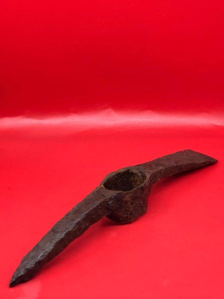 Russian Imperial soldiers axe head which is a nice solid relic recovered from Lutsk in the Ukraine from the Russian Brusilov offensive of summer 1916