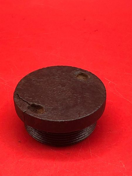 Russian screw plug base in 76.2mm hollow charge projectile fired by T34/76 tank nice semi relic condition recovered from the Seelow Heights 1945 battle of Berlin