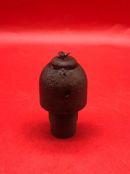 Russian aerial bomb fuse with some maker markings nice sold condition rare relic to find recovered from Seelow Heights 1945 battlefield the opening battle for Berlin