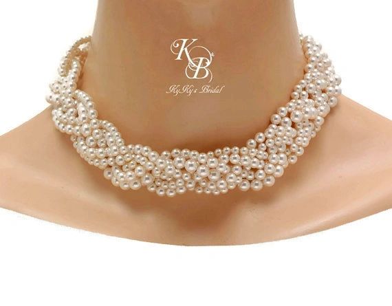 Elegant necklace for deals wedding