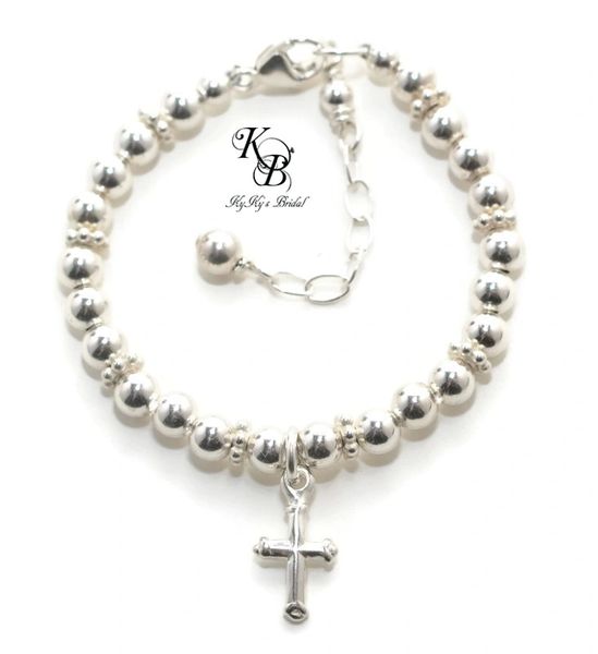 Baby boy best sale christening bracelet