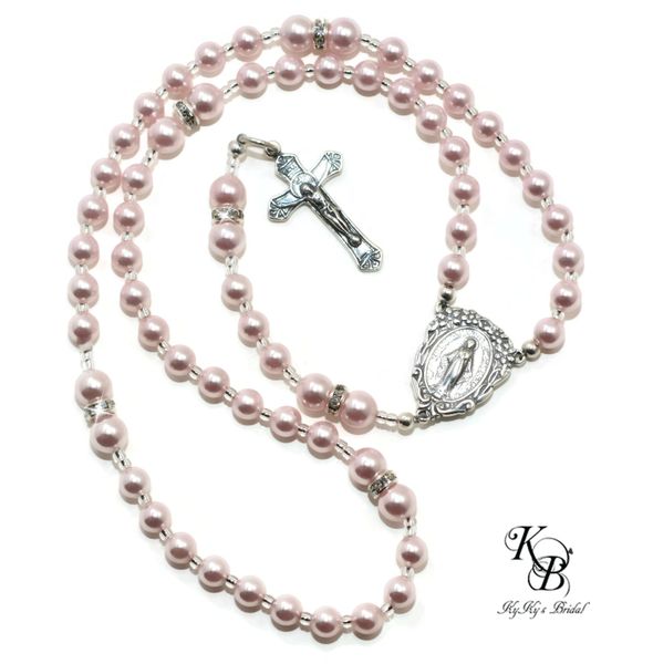 Baby store rosary baptism