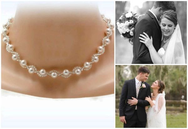 Pearl necklace for deals bride