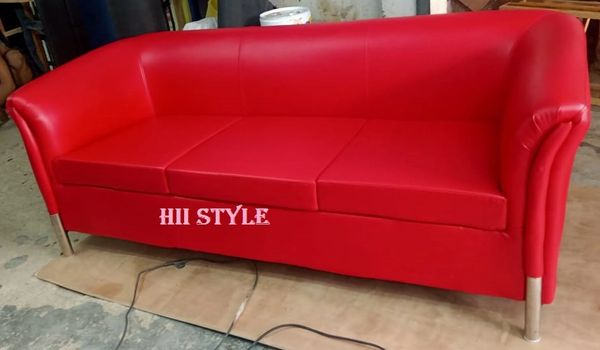 Columbia 3 Seater Sofa Red