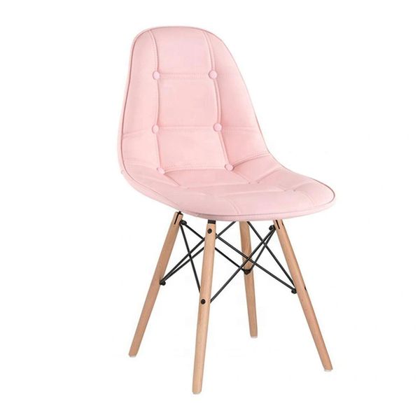 Button Stool - Pink