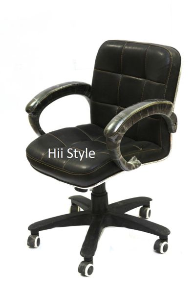 Leather discount task chair