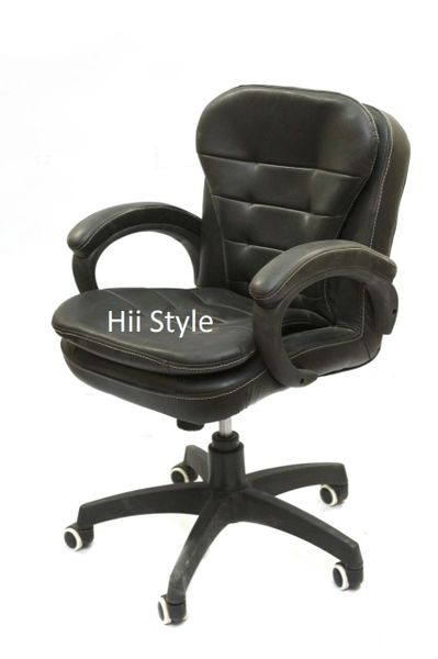 Office Chair revolving rolling leather (SC 454)