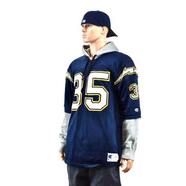 SAN DIEGO CHARGERS VINTAGE 1980'S RUSSELL ATHLETIC JERSEY ADULT