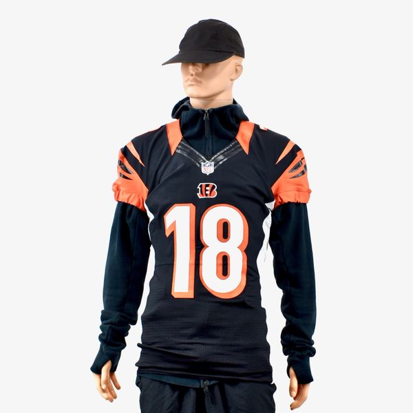 2012-20 CINCINNATI BENGALS GREEN #18 NIKE GAME JERSEY (HOME) M - Classic  American Sports