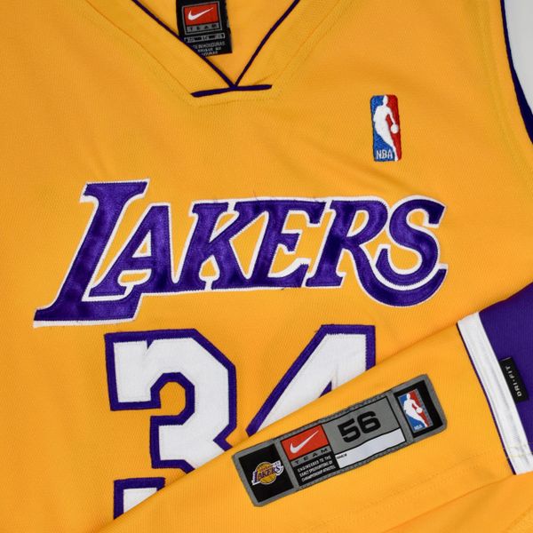 LA Lakers Nike Shaq Shaquille O' Neal Authentic Game Jersey | Doctor ...