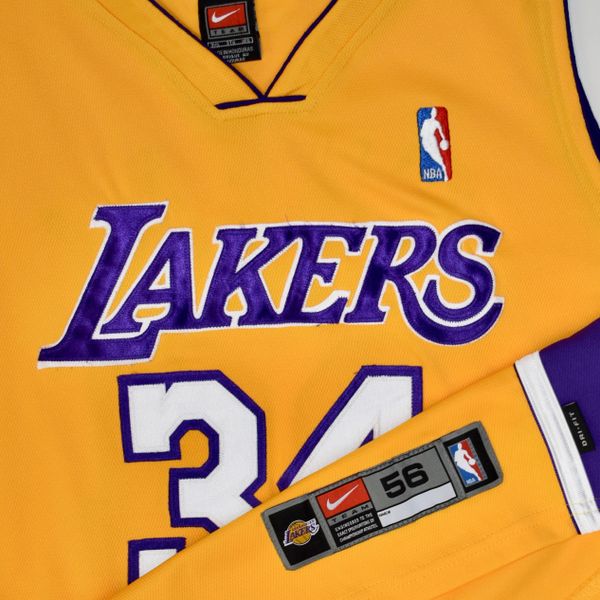 LA Lakers Nike Shaq Shaquille O' Neal Authentic Game Jersey