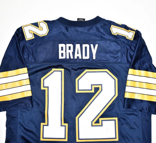 Movie Tom Brady 12 Junipero Serra Padres High School Jersey Custom