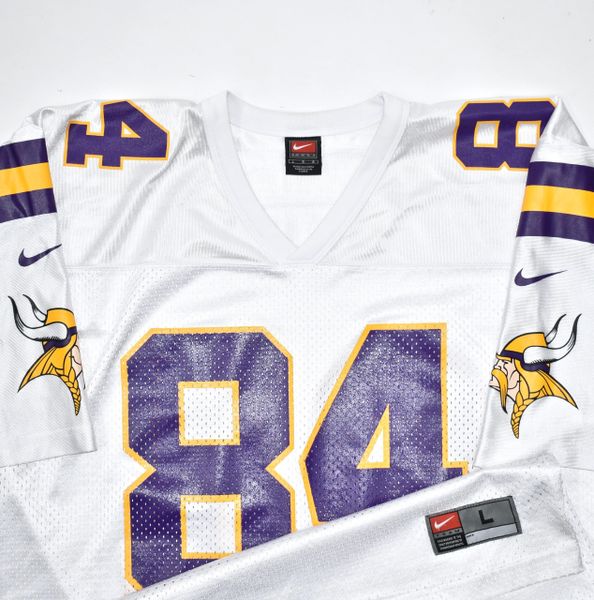 randy moss white vikings jersey