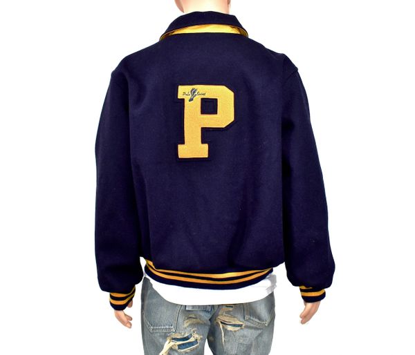Polo CPRL Ralph Lauren Reversible Wool Letterman Jacket NEW XXL