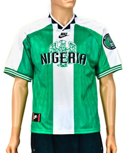 1996 Nigeria Nike Soccer jersey (Olympic Gold) | Doctor ...