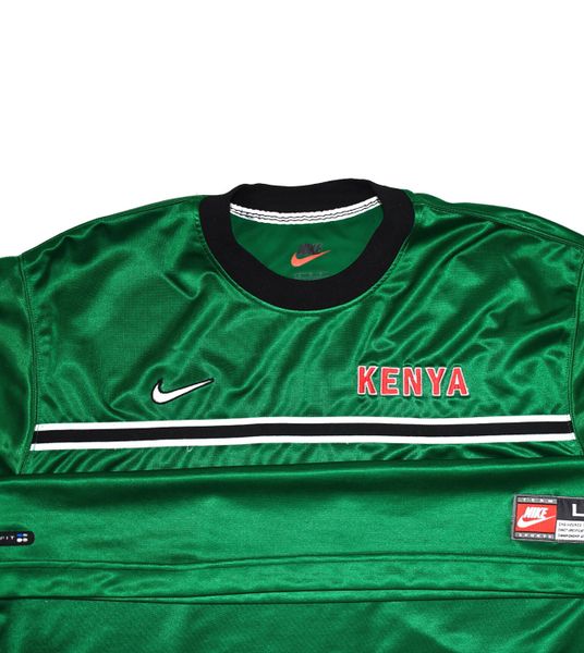 Nike Kenya 1990s Rare Long-Sleeve Soccer Jersey | Doctor Funk's