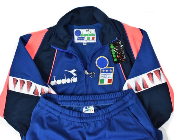 1990 Diadora Italy World Cup Track Suit Jacket & Pants NEW