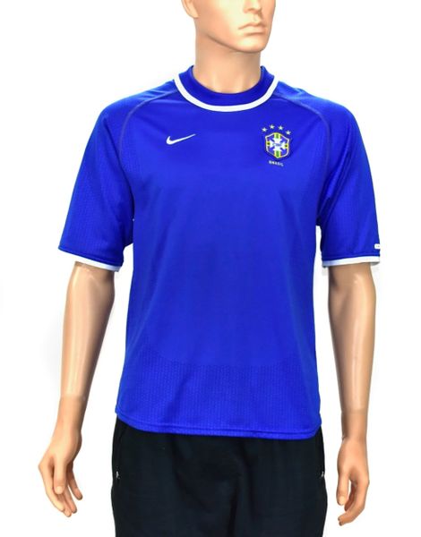 2002 World Cup Brazil Vintage Soccer Jersey - Nike - Palestine