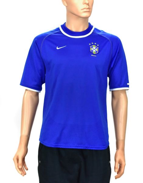 BRAZIL NATIONAL TEAM VINTAGE 2000 NIKE INTERNATIONAL SOCCER JERSEY ADULT  XXL – The Felt Fanatic