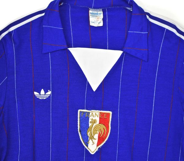 Adidas France 1980s Ventex Authentic Soccer Jersey