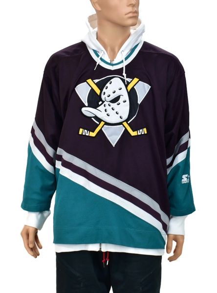 1990's ANAHEIM DUCKS STARTER FANIMATION JERSEY Y