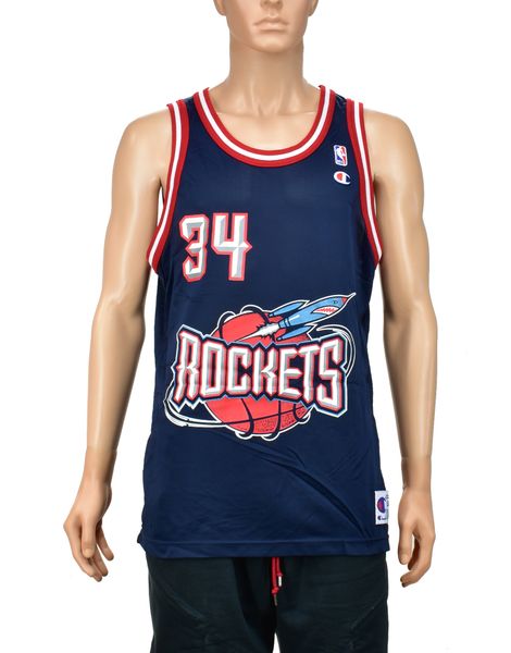 Hakeem Olajuwon Houston Rockets Champion Jersey Size 44