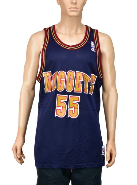 Dikembe Mutombo Denver Nuggets Champion Jersey Size 48 Doctor Funk s Gallery Classic Street Sportswear