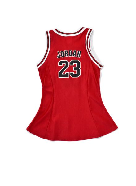 Chicago Bulls Michael Jordan Champion Jersey Dress Toddler 3T Excellent Cond