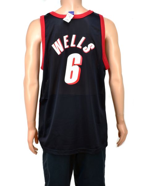 Bonzi Wells Portland Trailblazers Champion Jersey NEW w/ Tags Sz. | Doctor Funk's Gallery 