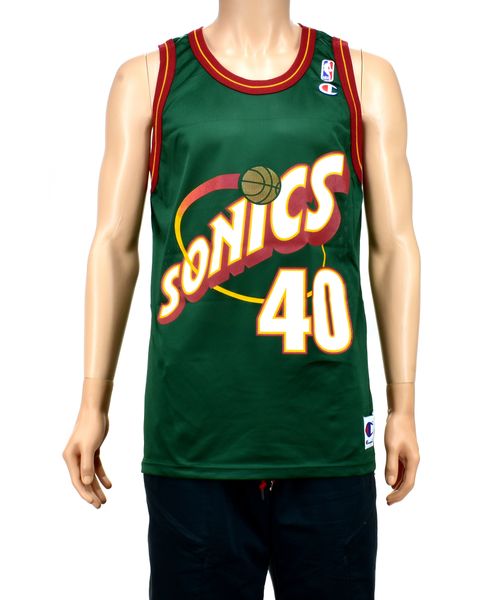 Vintage Champion Seattle SuperSonics Shawn Kemp Jersey