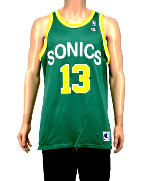 THROWBACK KENDALL GILL SEATTLE SUPERSONICS #13 JERSEY WITH MATCHING SHORTS  for Sale in Palmdale, CA - OfferUp