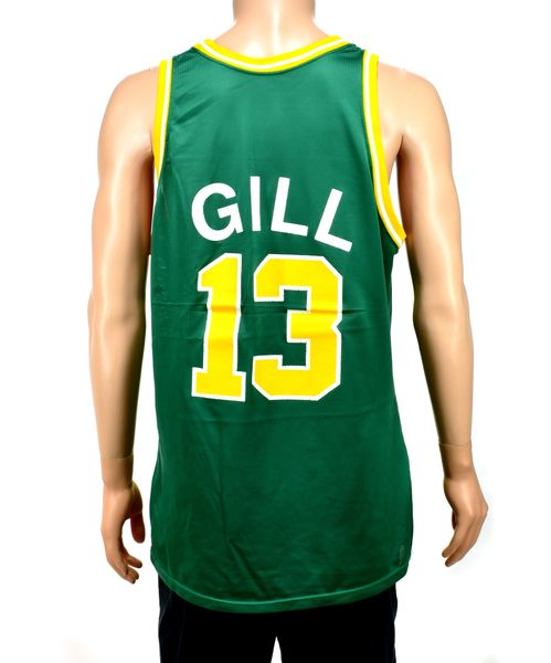 THROWBACK KENDALL GILL SEATTLE SUPERSONICS #13 JERSEY WITH MATCHING SHORTS  for Sale in Palmdale, CA - OfferUp