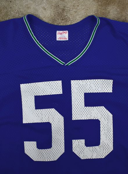 Brian Bosworth Seattle Seahawks Mitchell & Ness Blue Men's Jersey