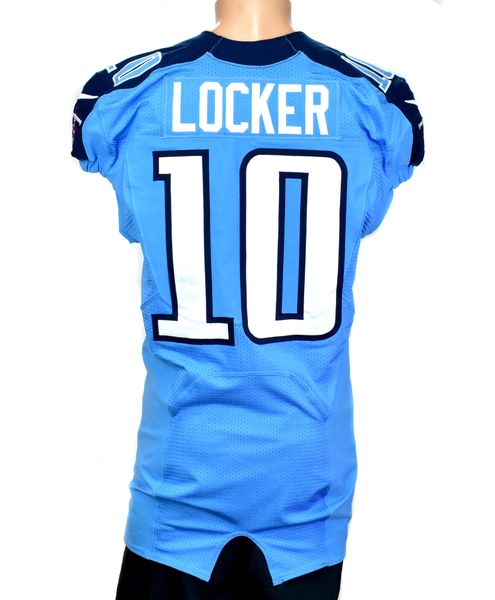 Tennessee Titans Nike Jake Locker Authentic 2012 Game Jersey