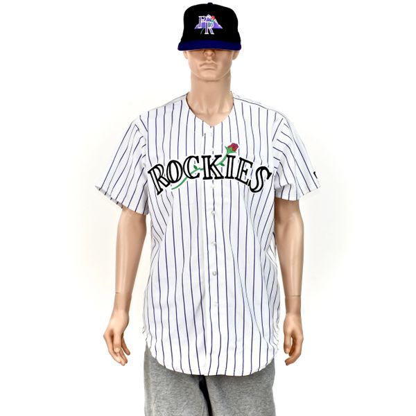 Late 90s Portland Rockies Authentic Game Jersey