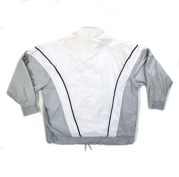 Nike Air Jordan XI Retro White/Gray Jacket, Size XL | Doctor Funk's ...