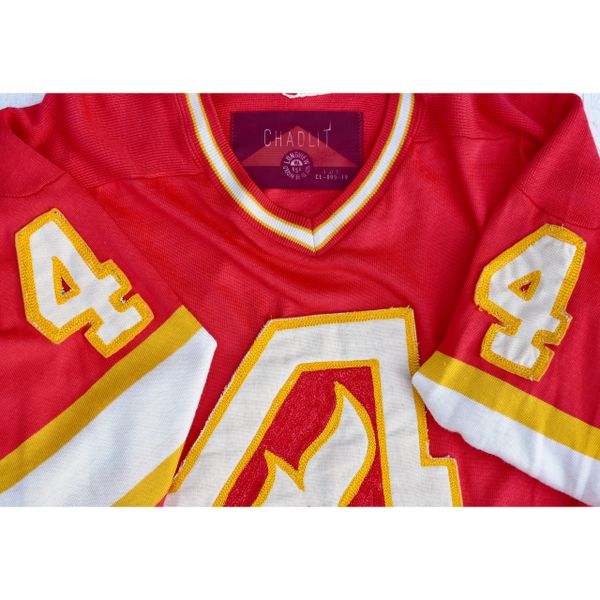 1/1 Atlanta Flames 1972 Durene Custom Chainstitched Hockey Jersey