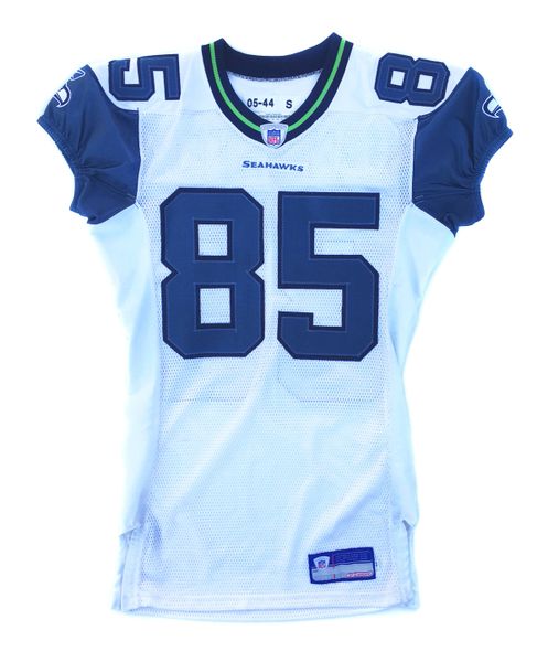 Seattle Seahawks Alex Bannister Game Worn Used Jersey Size 44