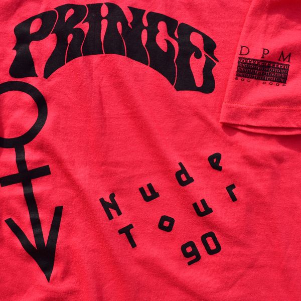Rock T Shirt Vintage 90s Prince Nude Tour 1990 Concert 