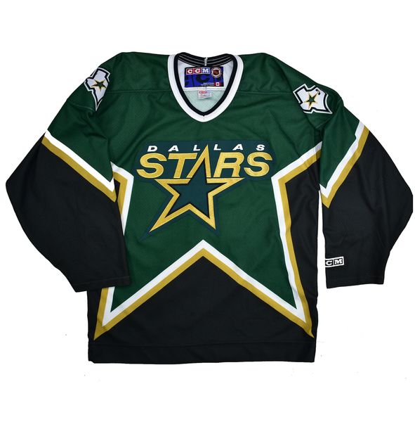 Dallas Stars Authentic CCM Alternate Hockey Jersey Size Medium Doctor