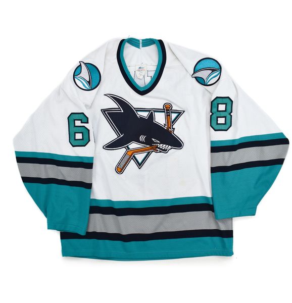 Bring back the old school San Jose Sharks CCM jerseys. The