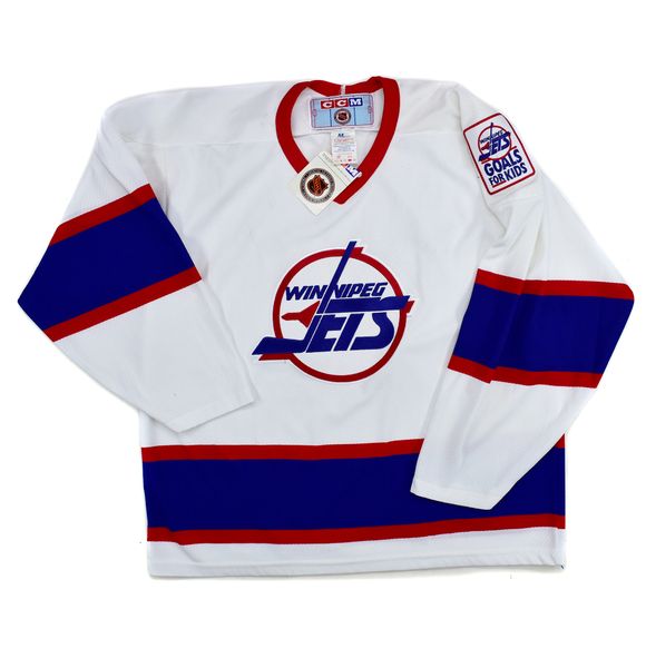 Winnipeg Jets Retro Alternate Hockey Tank - S / White / Polyester