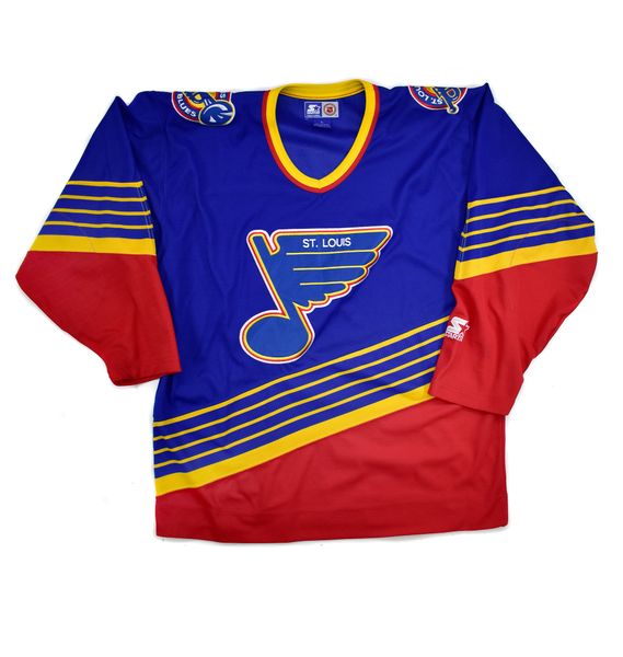 St. Louis Blues Authentic Starter Hockey Jersey Size Large