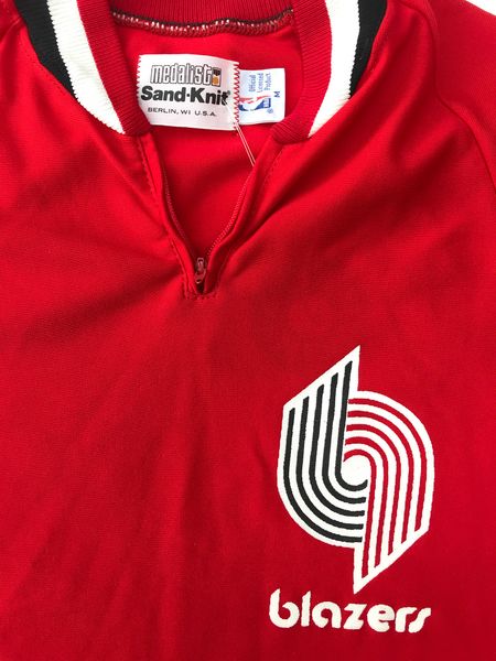 Portland Trail Blazers Jersey 70s Vintage Sand Knit Reversible -   Denmark