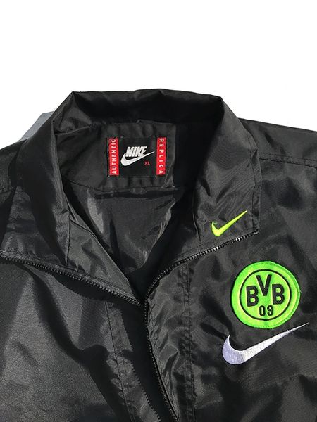 Nike BVB Borussia Dortmund 90's Volt Soccer Jacket Size XL